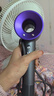 森系吹风机【新国家3C认证丨50亿负离子护发】家用静音大功率不伤发无叶高速吹风筒华强北学生宿舍 【亮紫色】五风嘴丨50亿水润负离子丨恒温护发 【2025新款丨顶配1:1版本】1.8米线长礼盒装 实拍图