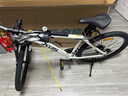 喜德盛（xds）山地自行车黑客350/旭日310 X6铝合金车架21速变速机械碟刹 旭日310象牙白17寸 实拍图