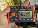 胜利仪器（VICTOR）绝缘电阻测试仪数字兆欧表500V电子摇表绝缘表VC60B+配电源适配器 实拍图