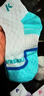 kawasaki川崎专业羽毛球袜运动袜透气包裹加厚毛巾底女款中袜3双装三色 实拍图