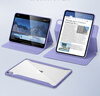 亿色适用iPad Air7/6/5/4保护套2024/25新M3保护壳11/10.9英寸苹果平板电脑可拆分旋转全包防摔三折紫 实拍图