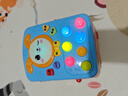 宝宝音乐婴儿手拍拍鼓幼儿1-3岁月起敲打玩具六面体儿童益智早教 多功能益智早教巴士车-粉红色 80%用户选择高配【充电版】 实拍图