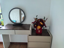 千番町梳妆台卧室现代简约大小户型实木化妆台桌中式风轻奢收纳斗柜一体 卡其80桌+三斗柜+圆镜【无凳】 整装 实拍图