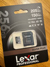 雷克沙（Lexar）256GB TF(MicroSD)存储卡 V30 4K 读205MB/s 无人机运动相机Pocket3官方推荐内存卡(SILVER PLUS) 实拍图