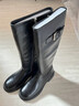 ZHR长筒靴女时尚褶皱骑士靴女冬加绒显高厚底女靴 BL323A 黑色 37  实拍图