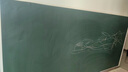 得力200*100cm可移除软绿板 儿童家用胶墙贴 铁性自粘贴可擦写画板 涂鸦墙纸涂鸦画画黑板贴磁性可吸附 实拍图