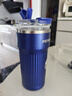 百事（PEPSI）可乐保温杯咖啡杯316L不锈钢水杯高颜值便携车载杯子蓝色620ML 实拍图