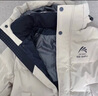 鸭鸭（YAYA）王一博同款冰壳系列户外极寒羽绒服男士新款长款情侣加厚女外套 米白色【现货速发】 S /165 实拍图