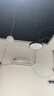 街派简约现代LED吊灯办公室圆形吊线灯会议室商场店铺网咖健身房 黑框40cm白光LED 实拍图