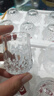 青苹果 玻璃白酒杯套装酒杯12只装托盘洋酒杯家用小号一口杯 12只钻石白酒杯45ml【约一两】 实拍图