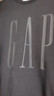 盖璞（GAP）男女装春款印花logo抓绒圆领卫衣合身上衣美版 黑色 542214 XL 美码 2XL亚洲码185/108A 【偏大，建议拍小一码】 实拍图