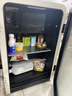 哈士奇【墩墩吧Mini-HCK】118升一级能效家用冰箱客厅办公室冰吧饮料保鲜冷藏SC-130RD-S奶茶色 实拍图