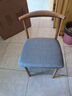 苡茉轻奢餐椅家用靠背餐桌椅子客厅书桌凳子现代简约商用铁艺牛角椅 实拍图