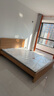 全友家居 现代简约主卧室木板床1.5x2米北欧原木色双人板式床政府补贴 实拍图