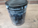 施耐德（Schneider）【热门商品】钢笔墨囊墨水胆非碳素不堵笔欧标钢笔适用100支装 黑色6801 实拍图