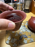 京东京造 宜兴紫砂杯 手工泡茶杯【原矿紫泥】茶具主人杯 百福杯70ml 实拍图