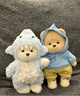 莉娜熊（TeddyTales）小熊玩偶毛绒玩具熊泰迪手作熊安抚娃娃送礼送人生日礼物女生 奶白色（明星款） 中号站姿约30cm 实拍图