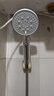 Rosecret【德国】增压淋浴花洒喷头全套强劲家用多功能洗澡手持莲蓬喷头 五档单花洒【星光银】六代升级版丨浴室浴霸单头 硅胶出水孔密集大出水量畅享淋浴 实拍图