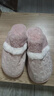 GOEWY棉拖鞋女秋冬季保暖女士棉拖厚底居家室内防滑毛绒拖鞋情侣可外穿 浪漫粉色【TPR防滑大底+保暖锁温+亲肤毛绒】 38-39 （适合38-39脚穿） 实拍图