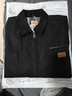 马登工装底特律猎装夹克男美式复古J001巴恩风翻领谷仓外套秋季新款 黑色 【男士休闲外套/高级感痞帅】 2XL 实拍图