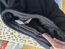京东京造休闲裤男仿羊羔绒冬季加绒裤秋季新款运动裤 黑色升级版 L 实拍图