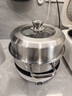 美厨（maxcook）蒸锅 加厚不锈钢28CM单层蒸锅火锅汤蒸锅 燃气灶电磁炉通用 实拍图