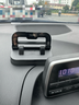 骄赫 车载手机支架汽车用仪表台防滑导航固定架多功能停车挪车号码牌 黑色（支架+滚轮号码二合一） 实拍图