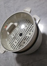 美的（Midea）电煮锅 电火锅 泡面锅 宿舍小火锅 蒸煮一体电蒸锅 多功能锅 MC-HGE2511【配带蒸笼】3L 国家补贴 实拍图