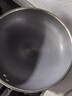 美的（Midea）炒锅不粘锅炒菜锅电磁炉锅304不锈钢平底锅燃气陶瓷0氟雪花不花芯 实拍图