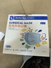 袋鼠医生一次性医用外科口罩100只独立包装一只一袋成人灭菌防尘透气秋冬 实拍图