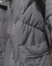 雪中飞新款百搭经典立体大口袋按扣袖口女士中长款连帽羽绒服女 黑色|8056 M 165/88A 实拍图