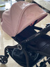 朗纳铂（land leopard）老虎Pro婴儿推车婴儿车轻便折叠双向超大轮避震儿童BB伞车 小猪粉【黑】 实拍图