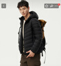 坦博尔羽绒服男轻薄秋冬外套男士羽绒服连帽短款秋冬保暖外套TF246209 黑色 M (170) 实拍图