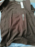 优衣库合作款男女装正肩大师T圆领T恤短袖棉质休闲475356 475356/39棕黑色 S 实拍图