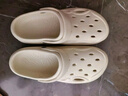 名创优品（MINISO）洞洞鞋男女夏季外穿凉鞋防滑厚底踩屎感包头凉拖鞋 卡其+海洋星星 实拍图