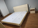 全友家居现代简约高箱储物收纳床主卧1.8米x2米双人大床家具政府补贴 【原木色 | 高脚】床+302床头柜*1 1.5x2米【爆款+性价比超高】 实拍图