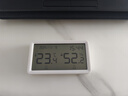 得力（deli）【超级爆款】室内温湿度表 LCD电子温湿度计 婴儿房室内办公用品儿童老人白色 实拍图
