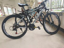 金武端自行车成人山地车公路赛车单车骑行变速超轻越野中学生初中青少年 尊享版-辐条轮-黑白色【铝架】 26寸21速 实拍图