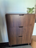 富凯上诺【包安装】鞋柜超薄翻斗式家用门口靠墙入户大容量玄关收纳入户柜 【实木生态板】80*17*120 实拍图
