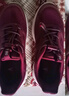 足力健老人鞋中老年轻便休闲散步鞋2431380J 女 酒红 38 实拍图