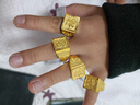 周生生素圈光身面活口泥鳅背开口黄金戒指 足金情侣结婚对戒09141R计价 7.74克(含工费160元) 实拍图