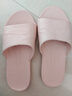 惠夫人凉拖鞋女夏家用防滑软底洗澡男士居家夏天室内家居情侣浴室拖鞋 旅行拖 蜜桃粉 37-38 【适合36-37码穿】 实拍图
