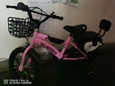 【京东物流】儿童自行车12-14-18寸童车3-5-8岁男女孩脚踏单车 16寸 豪华樱花粉 实拍图