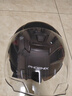 凤凰（Phoenix）新国标A类3C认证电动车摩托车头盔双镜片防雾防风保暖哑黑 男女四季通用电瓶车3/4半盔冬季安全帽 实拍图