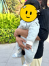 婧麒（JOYNCLEON）婴儿连体衣保暖秋装夹棉婴幼儿宝宝衣服秋冬季新生爬服薄棉套装 蓝色 66cm 实拍图