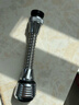 厨房不锈钢水龙头花洒节水器加长旋转防溅喷头喷雾延伸器起泡器 轻松防溅水：万向旋转长款-1个装 实拍图