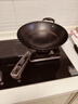 爱仕达炒锅家用尖圆底大翻炒精铁锅锈不了炒菜锅 煤气燃气明火专用 带侧耳丨可立盖 34cm 实拍图