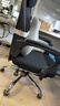 黑白调P4 Pro人体工学电脑椅子办公椅可躺午休椅电竞椅久坐舒适老板椅 耀黑(2D腰托+155°带脚托可躺） 实拍图