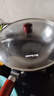 九阳（Joyoung）炒锅铁锅无涂层精铁锅炒菜锅炉灶通用32cm带盖CF32-C121 实拍图