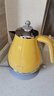 德龙（Delonghi）电热水壶 复古家用304不锈钢烧水电水壶 自动断电1.7L大容量 KBO2001.CY 波西塔诺黄 实拍图